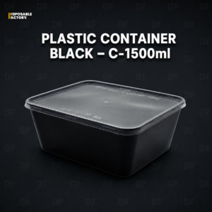 Plastic Container Black – C-1500ml