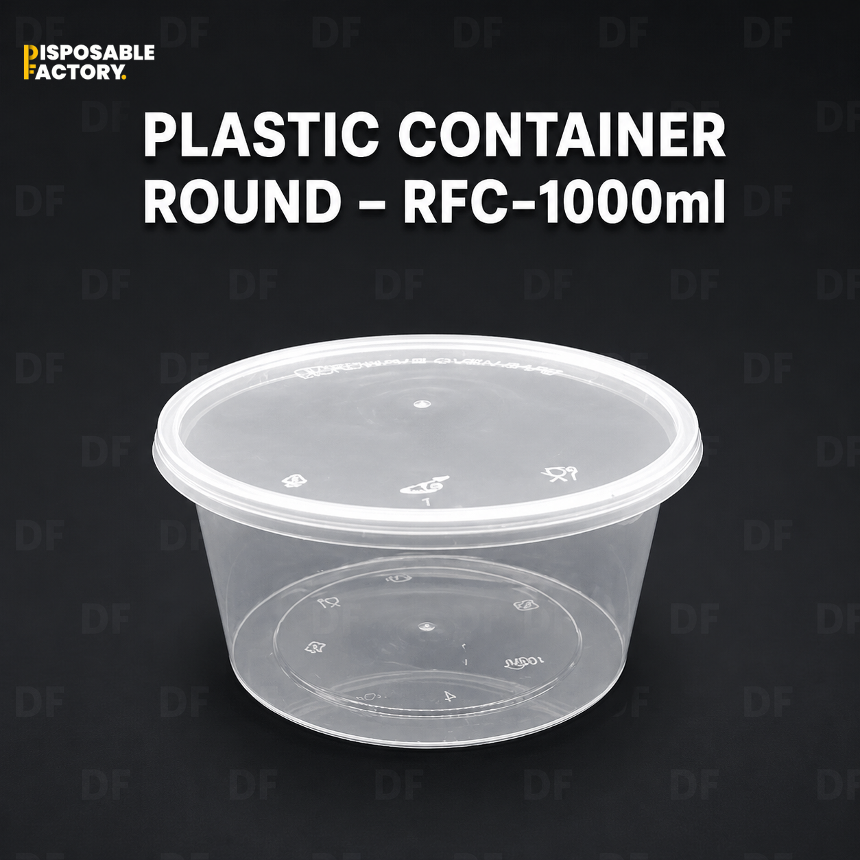 Plastic Container Round – RFC-1000ml