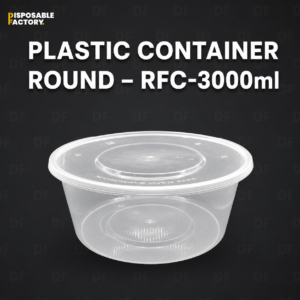 Plastic Container Round – RFC-3000ml