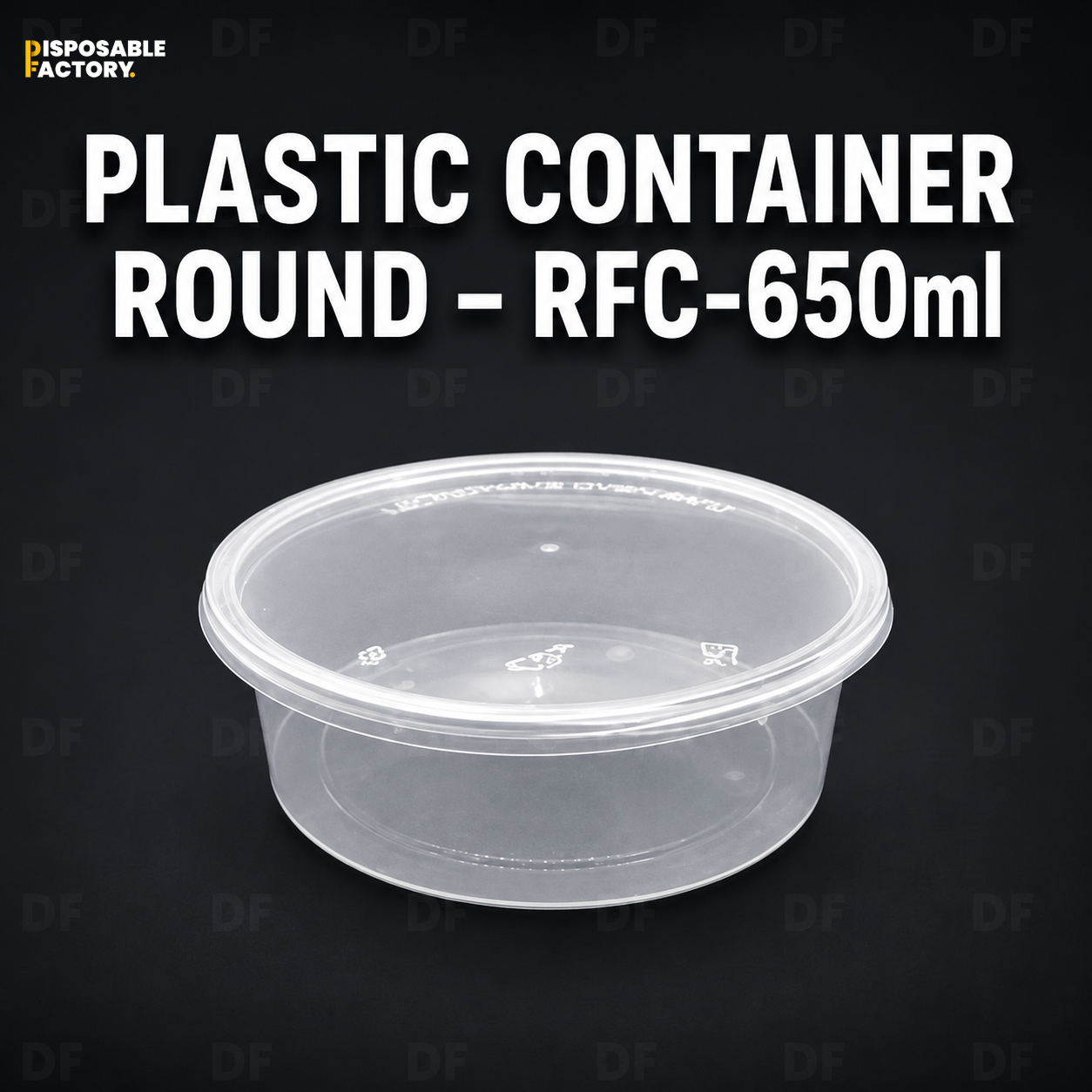 Plastic Container Round - RFC-650ML