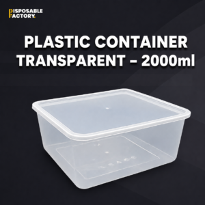 Plastic Container Tran 2000ml