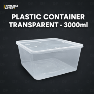 Plastic Container Transparent 3000ml (1)