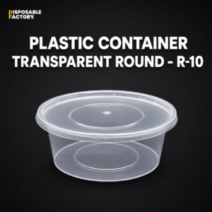Plastic Container Transparent Round – R-10