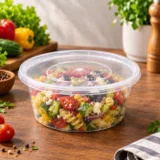 Plastic Container Transparent Round – R-10