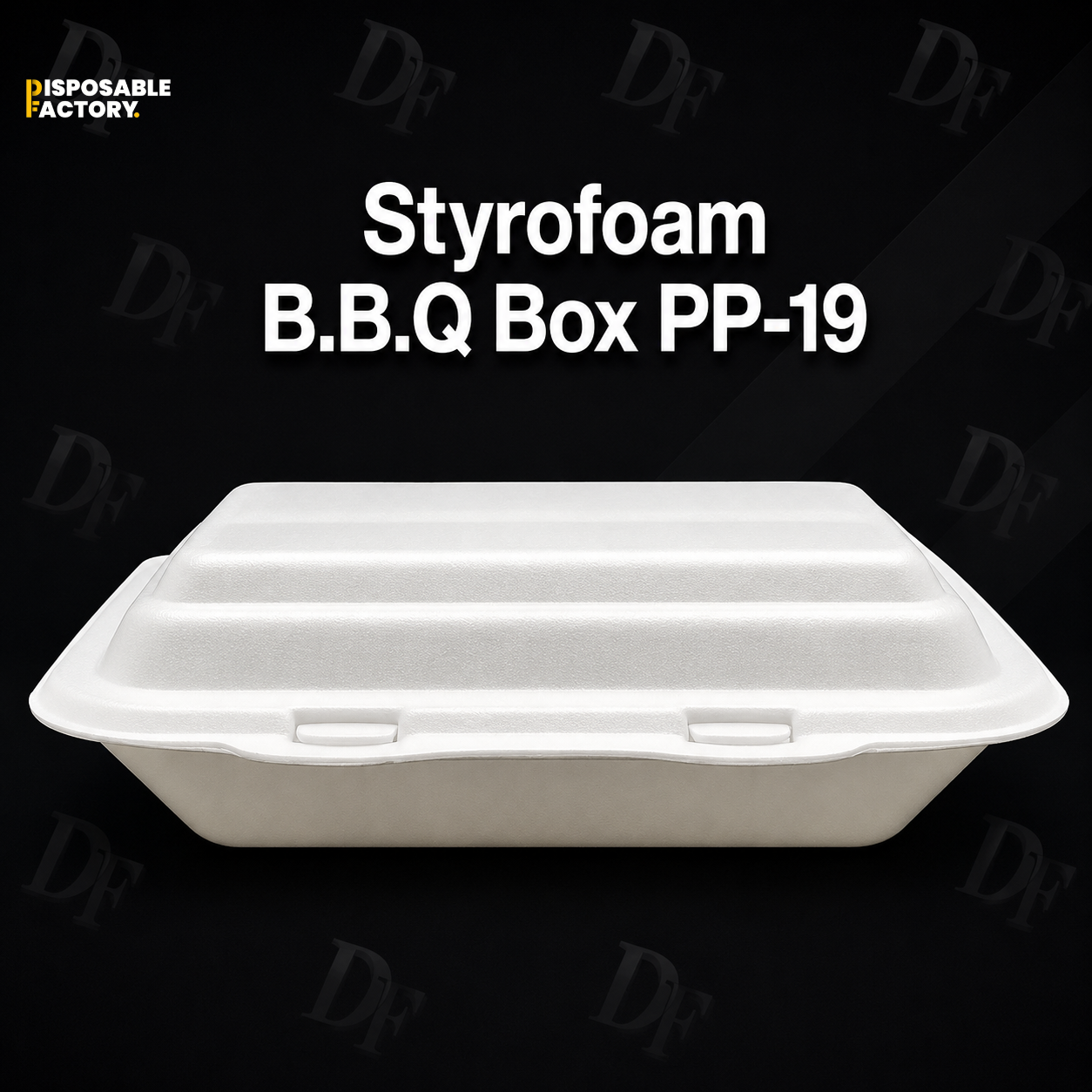Styrofoam B.B.Q Box PP-19 Styrofoam B.B.Q Box PP-19