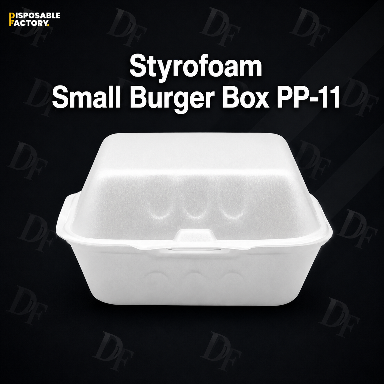 Styrofoam Small Burger Box PP-11 Styrofoam Small Burger Box PP-11