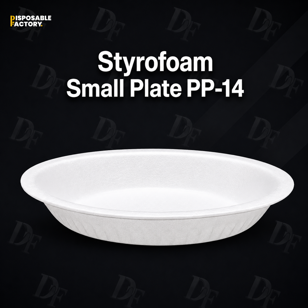 Styrofoam Small Plate PP-14