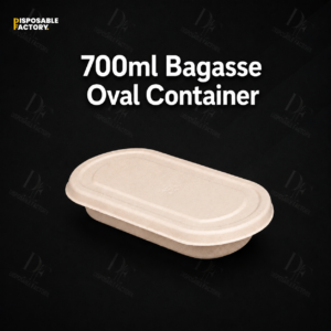 700ml Baggase Oval Container