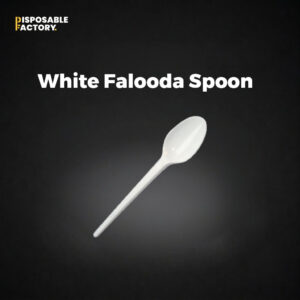 White Falooda Spoon